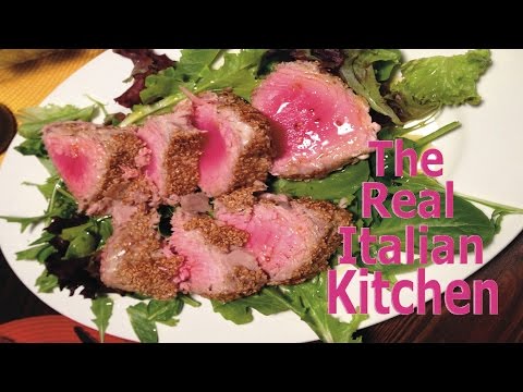 Sesame-Crusted Ahi Tuna