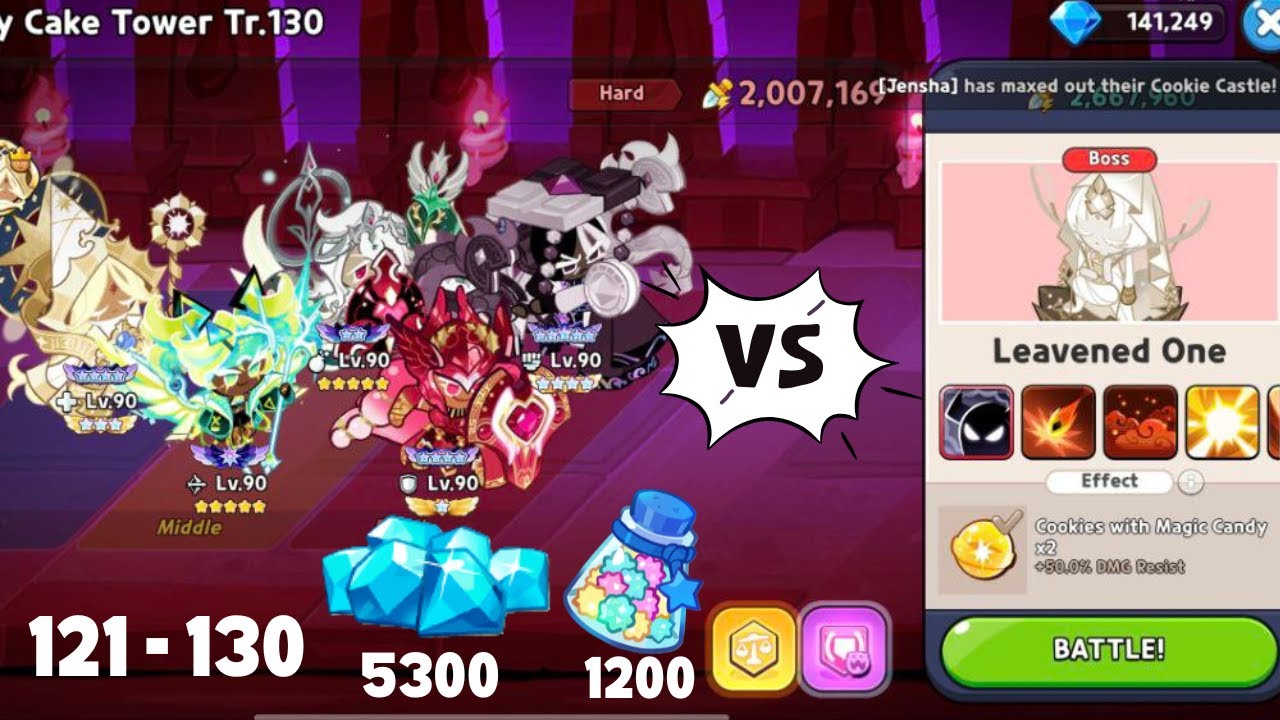 [TRAY 121 - 130] I BEAT ENDLESS STRAWBERRY CAKE TOWER WITH AWAKENED COOKIE | COOKIE RUN KINGDOM