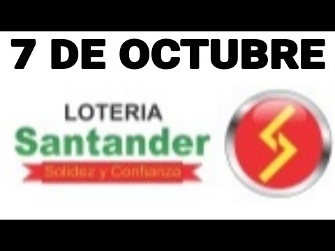 Resultados Lotería de Santander 7 de Octubre de 2022