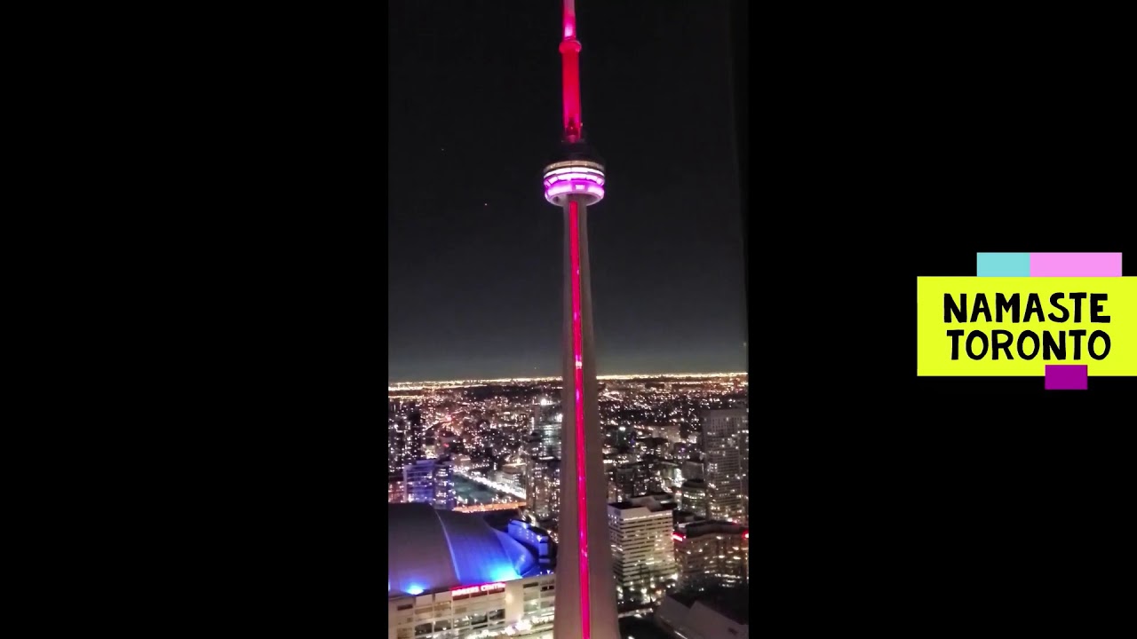 CN Tower Light Show | Toronto New Year's Eve 2021 |