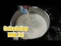 Calculating milk fat content for cheese making
