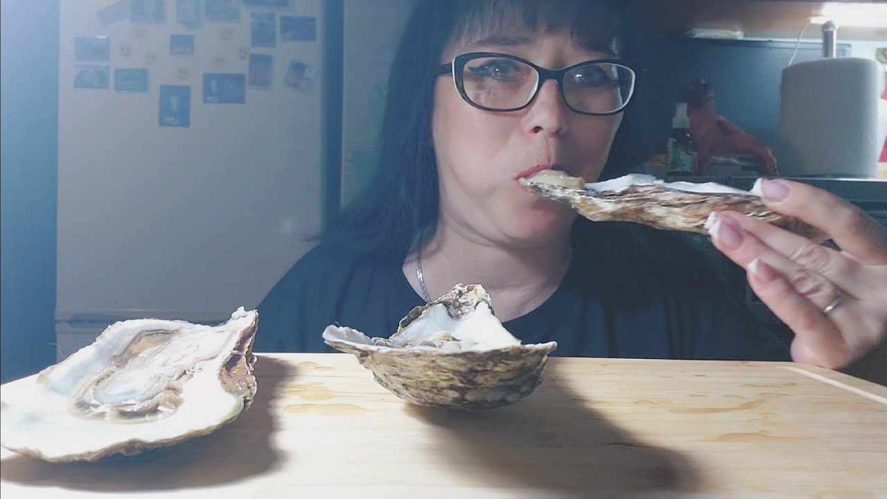 Мукбанг дегустация | Живые устрицы, пробую впервые | Нууу такоооое