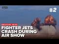 Two EA-18 fighter jets crash in mid-air near Mountain Home, Idaho; Pilots safely ejected