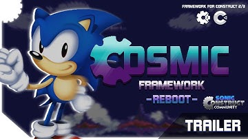 Cosmic Framework REBOOT - Trailer (Sonic 3 Engine - Construct 2/3)