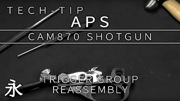 Tech-tip: APS CAM870 trigger group reassembly