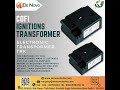 Cofi Ignition Transformer | Serie TRK | De Novo | #enviromentallyfriendly