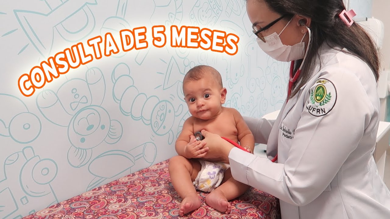 CONSULTA DE 5 MESES DO BEBÊ 😍👶 VEJA O QUE A PEDIATRA FALOU!!