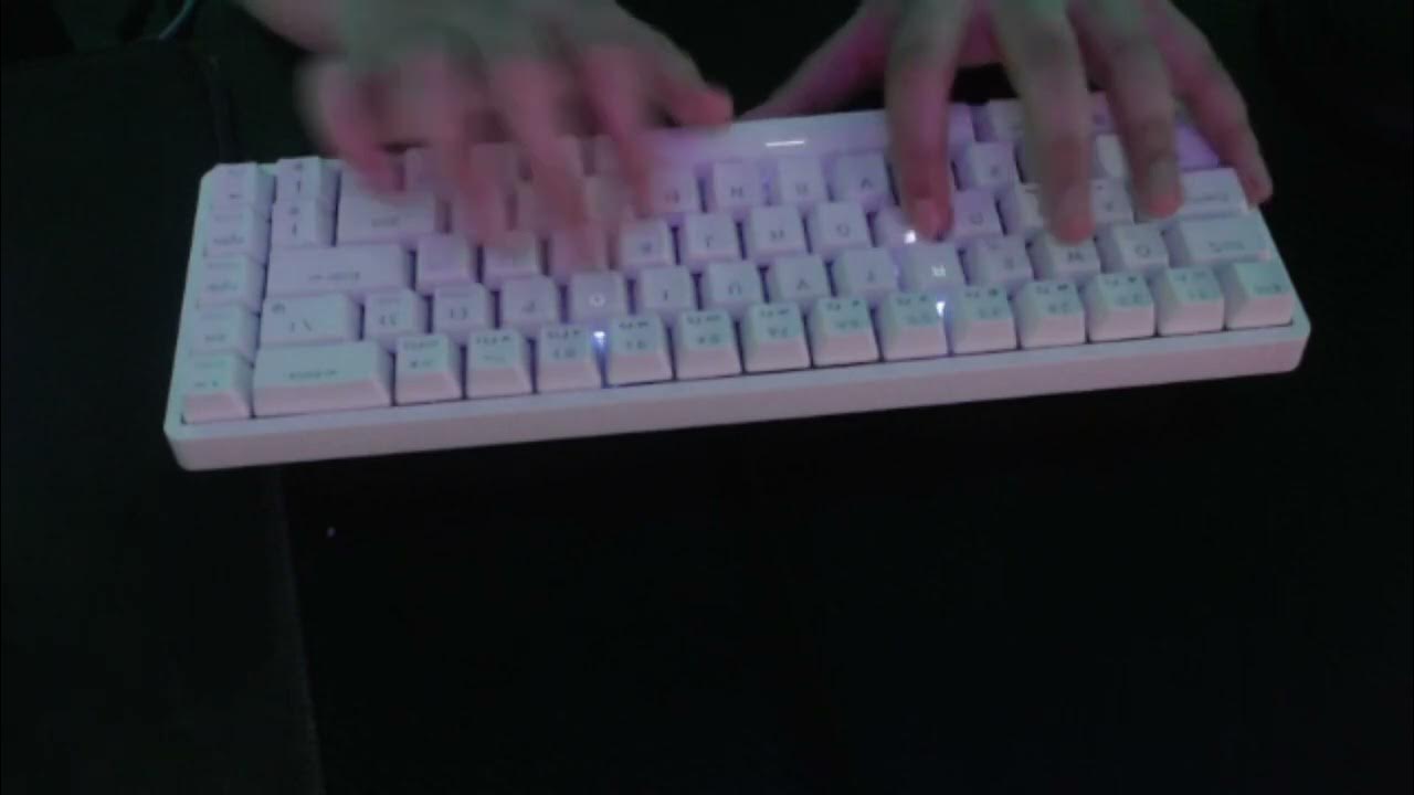 Modded RK61 Sound Test Banana Splits Switches YouTube