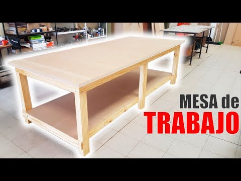 Cómo Construir una Mesa de Trabajo