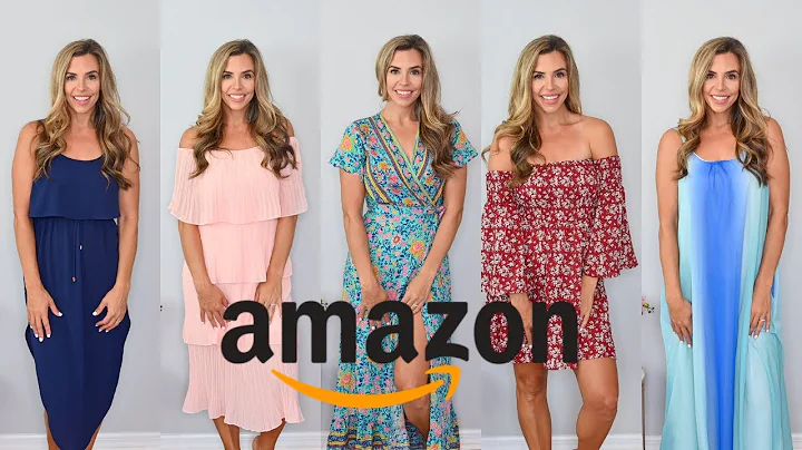 AMAZON SUMMER DRESSES UNDER $30 | AMAZON TRY-ON HA...