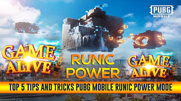 TOP 5 TIPS AND TRICKS PUBG MOBILE RUNIC POWER MODE