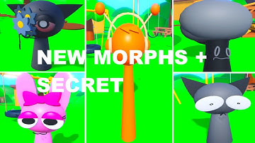 - NEW - 3D SPRUNKI RP AND ANIMATIONS [SECRET MORPH]  How to get 4 NEW BADGES MORPHS ROBLOX!