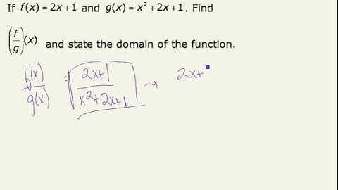 Operations With Functions (Division) (cc)