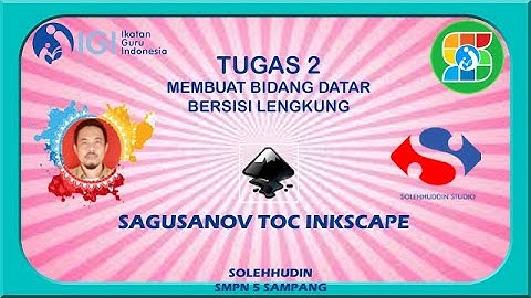 Membuat Bidang Datar Bersisi Lengkung Menggunakan Inkscape