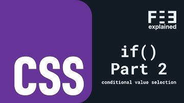#CSS if() Part 2 - The one with @property and custom properties - FrontEnd Engineering Explained