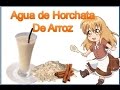 Agua  de Horchata de Arroz