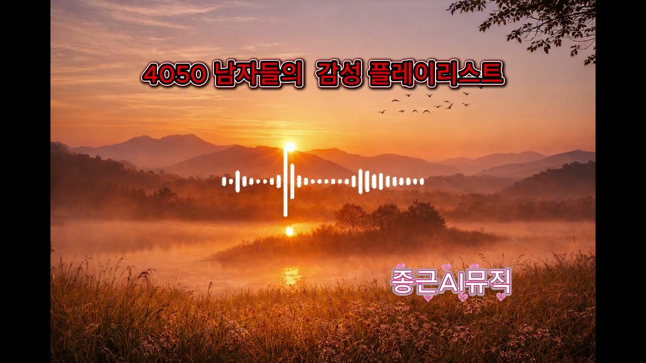 4050 남자들의 현실 감성 플레이리스트