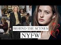 Life Of A Model | Behind The Scenes At New York Fashion Week | Sanne Vloet