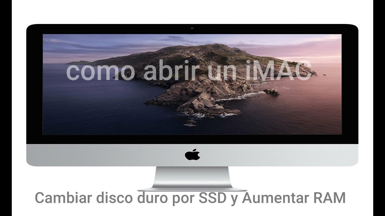 Como Cambiar Disco Duro por SSD en iMac 2019