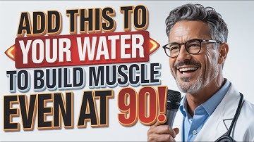 Over 60? Add THIS to Water to Stop Sarcopenia and Rebuild Muscle