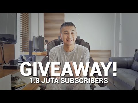 1.8 JUTA SUBSCRIBERS! GIVEAWAY!