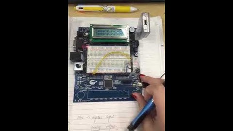 Simple ADC testing for PSOC board