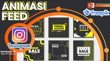Animasi Feed Instagram di Powerpoint 2019