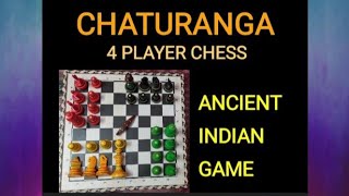 How to play  Chaturanga (4 player chess)? 