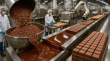Inside a Modern Chocolate Production Line: Cocoa Beans to Chocolate Bars (Full Process)