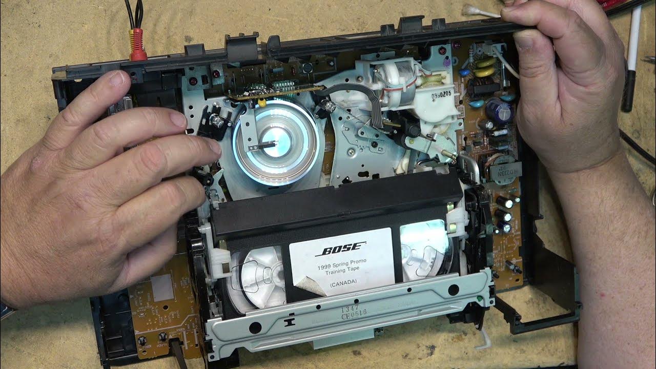 Panasonic PVV4020 VHS VCR No picture on Play YouTube