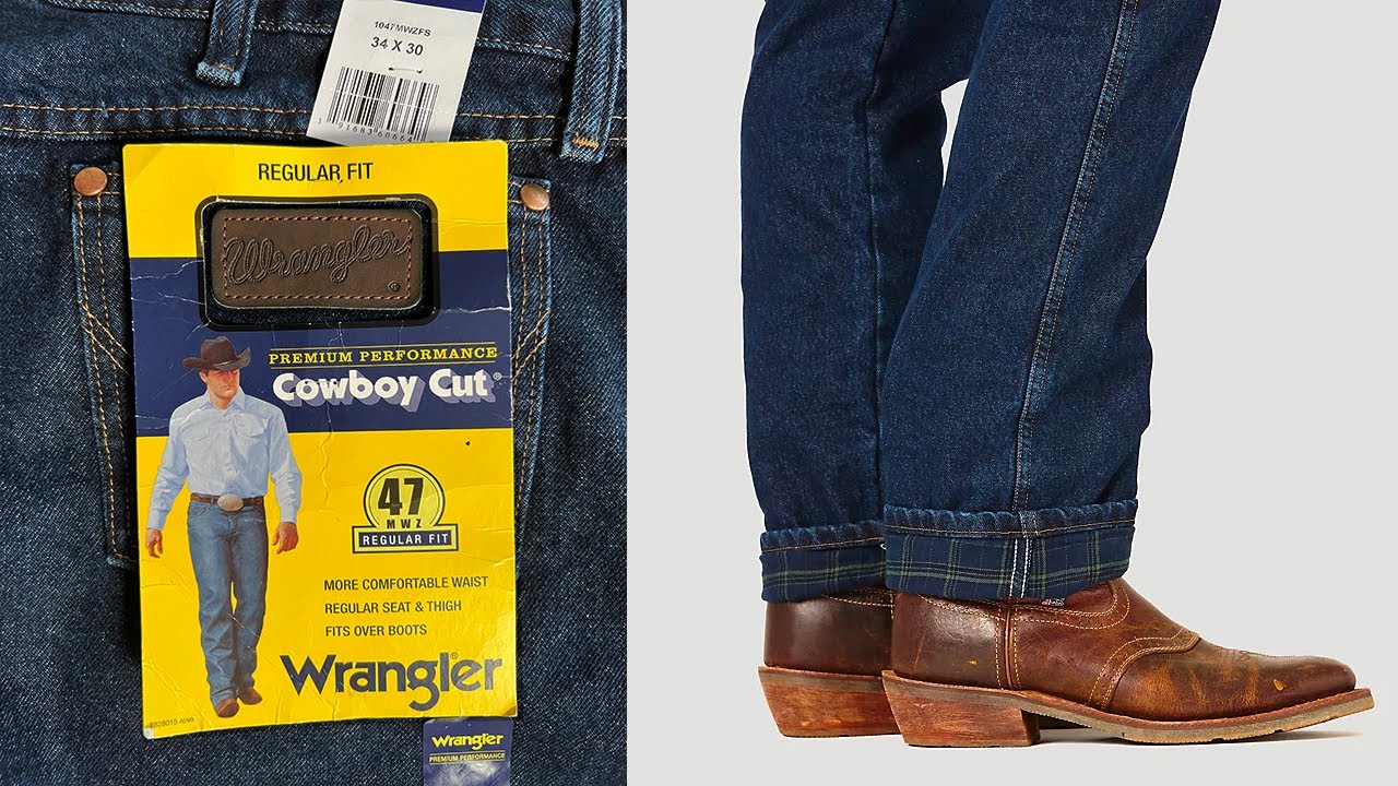 Wrangler Cowboy Cut Flannel Lined 47MWZ Jeans Review - YouTube