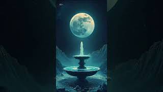 💧 Ручей и деревянный фонтан 🪵 синий шум 🔷 альфа-волны 12 Гц 🔵 и тропосфера 🌌