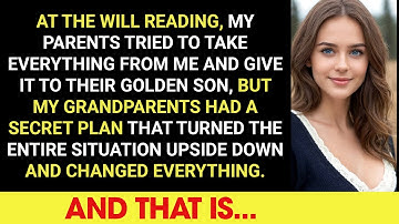 At the Will Reading, My Parents Tried to Give My Inheritance to Their Golden Son, But...