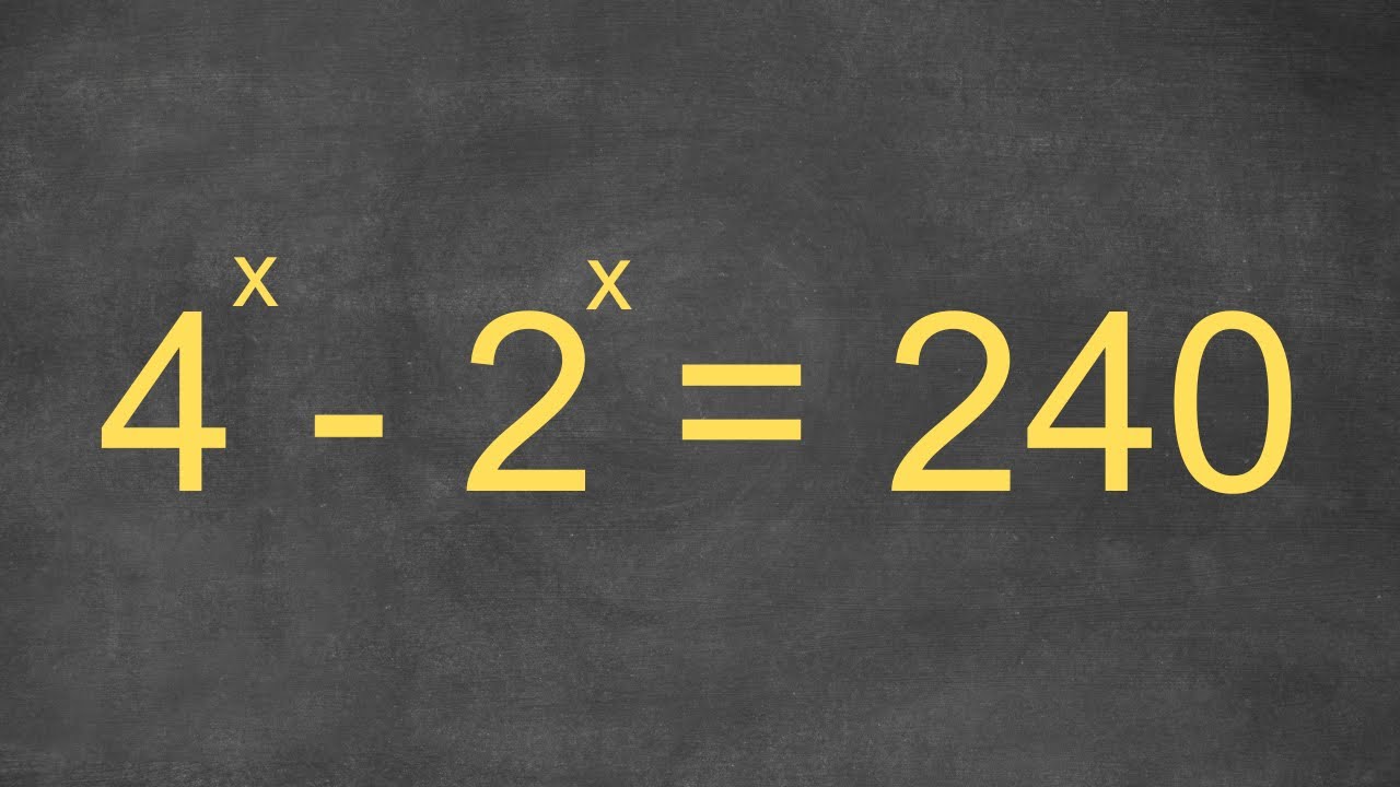 A Nice Algebra Equation | How to solve for X in this problem? - YouTube