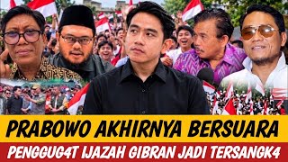 PRABOWO FINALLY 'SPEAKS OUT'! IS THE PERSON CHALLENGING GIBRAN'S DIPLOMA NOW A SUSPECT?