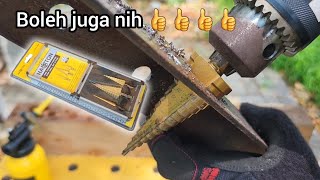 mata bor pagoda dapat 3 👍|| step drill bit set hasston