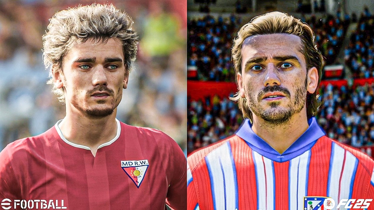 FC 25 vs eFootball 2025 Details comparison