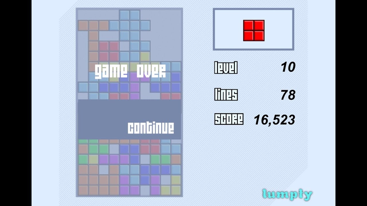 lumpty tetris game