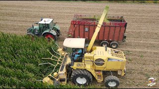 Chopping Corn Silage near Dalton Ohio | New Holland FX60 Chopper & Fendt Tractors. by Mike Less - Farmhand Mike 57,203 views 3 months ago 14 minutes, 20 seconds