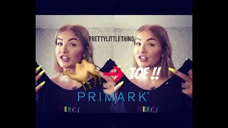 HUGE PRIMARK AND PRETTY LITTLE THING HAUL | TRY ON | JUNE 2018 | JADEXODYBLE