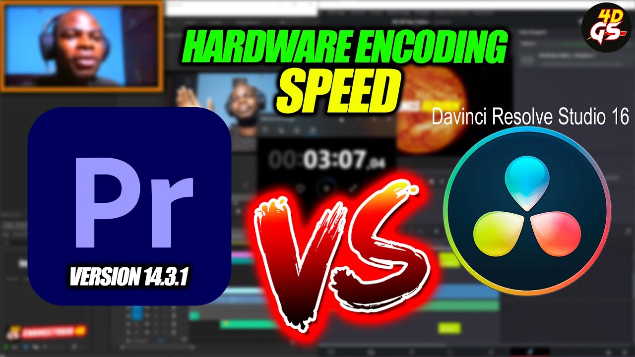 Premiere Pro vs DaVinci Resolve Studio - NVENC Hardware Encoding: SPEED ...