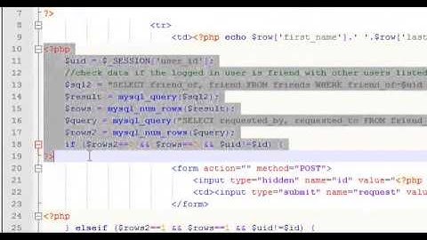 Creating Friend List and Friend Request