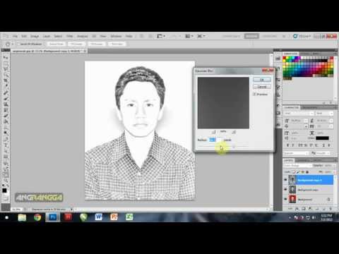 Efek Lukisan Pensil / Sketsa Pensil.