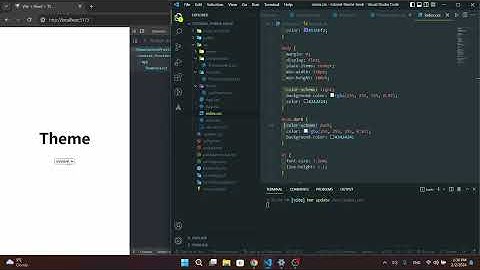 How to Create Theme Switcher in React. Dark Mode Tutorial using useTheme and Context API