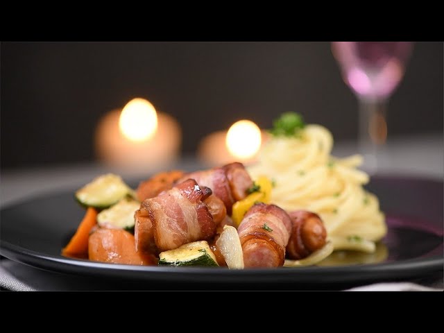 Bacon Wrapped Sausage