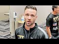 JOSH TAYLOR REACTS TO TENSE FACE OFF WITH JOSE RAMIREZ "IM GETTING THE KNOCKOUT ON SATURDAY!"