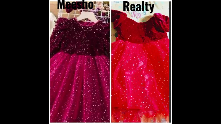 meesho haul/👌Beautiful Frock for baby girls under 300👗/kid's outfit#Letestfashion #shorts