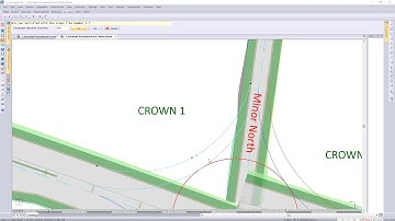 CIVIL DESIGNER FAQ Stockdale roundabout design – extracting crown line alignments