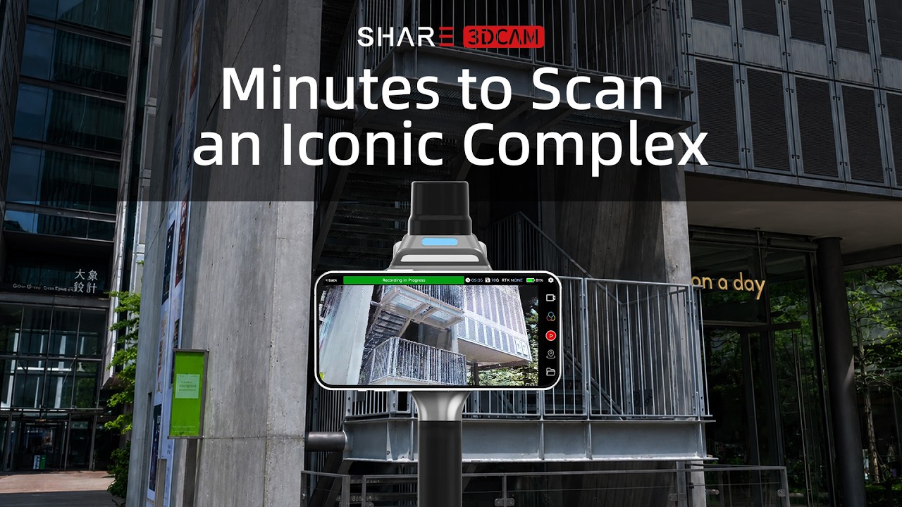 Scan To Point Load Commercial Complex Scan to Point Cloud & 3DGS | SHARE S20 Workflow ...