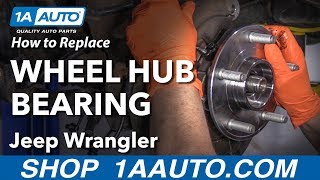 How to Replace Wheel Hub Bearing 07-17 Jeep Wrangler - YouTube